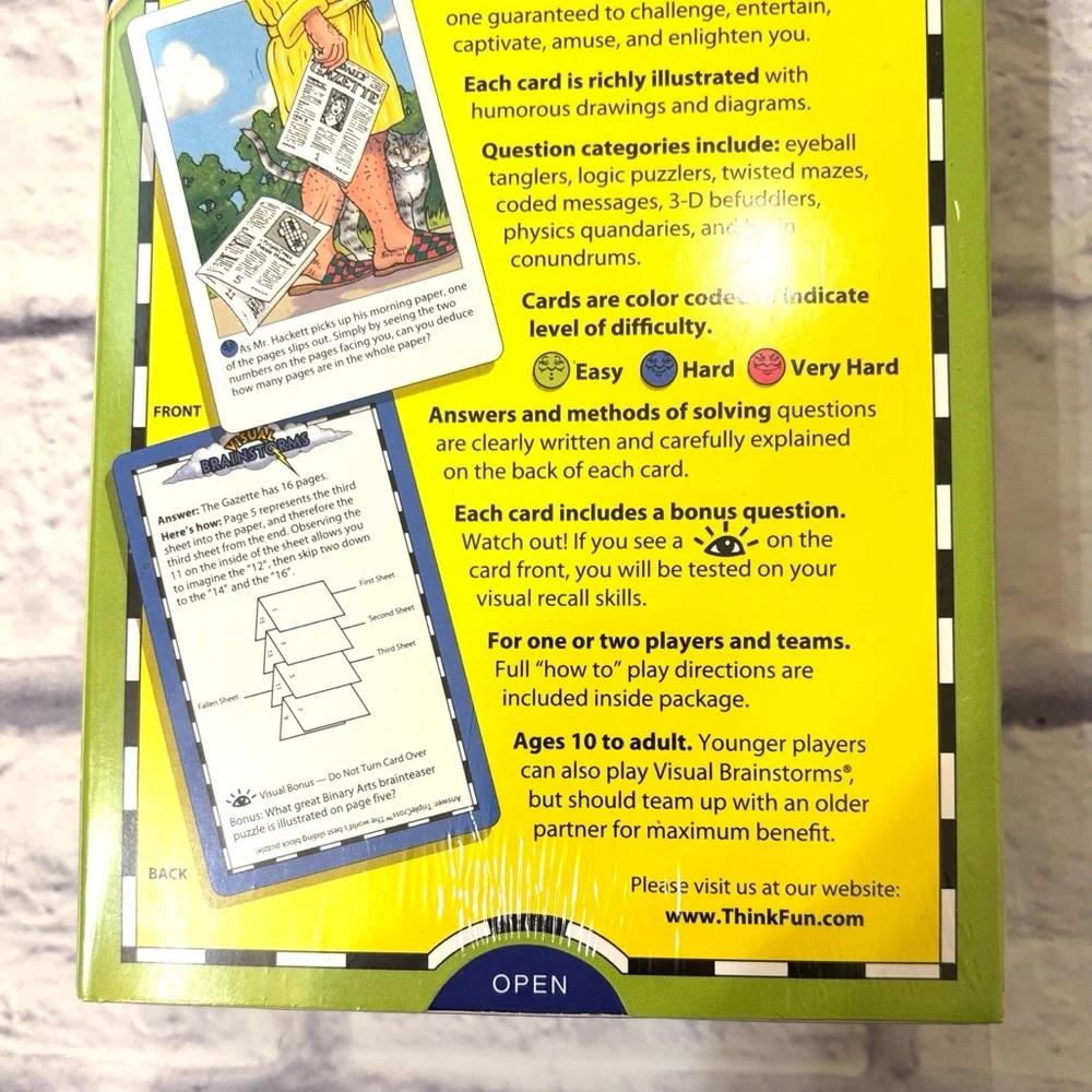 Thinkfun visual brain
